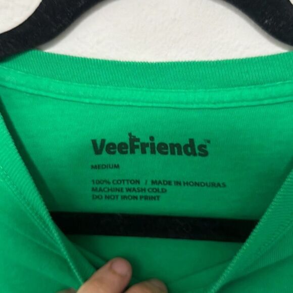 VeeFriends Mens Green VEE CON 2023 Limited Release Cotton Graphic T-Shirt Medium - Picture 4 of 6